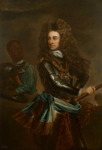William III (1650-1702) with a page