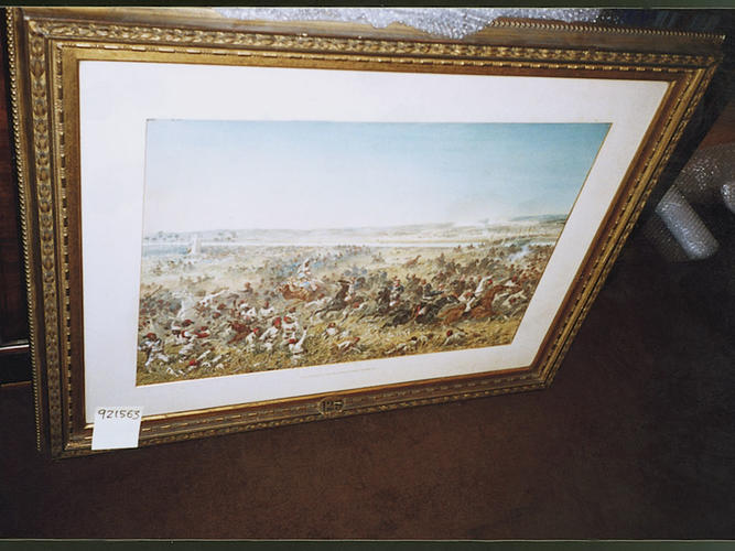 The battle of Tel-el-Kebir, Second Anglo-Egyptian War, 13 September 1882