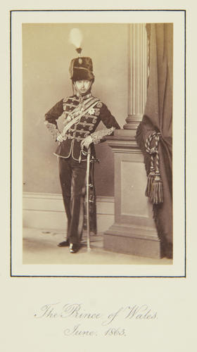 The Prince of Wales, June 1863 [in Portraits of Royal Children Vol. 7 1863-1864]