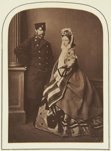 Prince and Princess Louis of Hesse, Darmstadt 1863 [in Portraits of Royal Children Vol. 7 1863-1864]