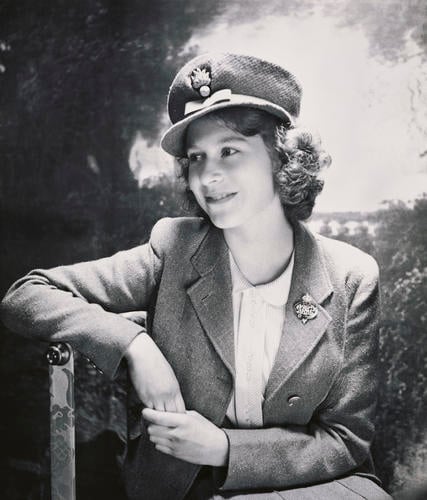 Princess Elizabeth (b. 1926) as Colonel of the Grenadier Guards