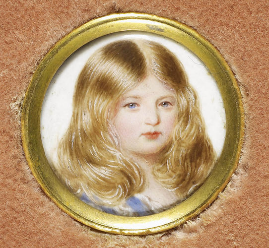 Princess Amelie of Saxe-Coburg & Gotha (1848-1894), as a child