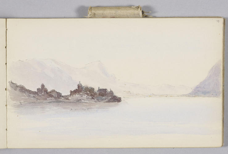 Master: Queen Alexandra's Sketch Book, 1884 - 1886
Item: A coastal landscape