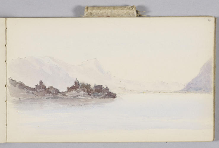 Master: Queen Alexandra's Sketch Book, 1884 - 1886
Item: A coastal landscape