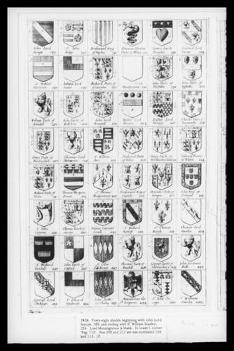 Arms of Knights of the Garter Arms of Knights of the Garter