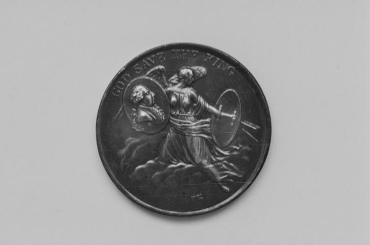 Medal commemorating the Preservation of King George III from Assassination
