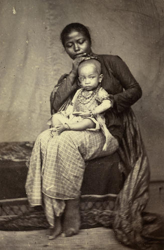 Portrait of a woman and child Portrait of a woman and child