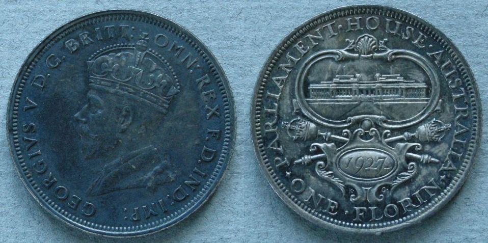 Australia. George V, florin Australia. George V, florin