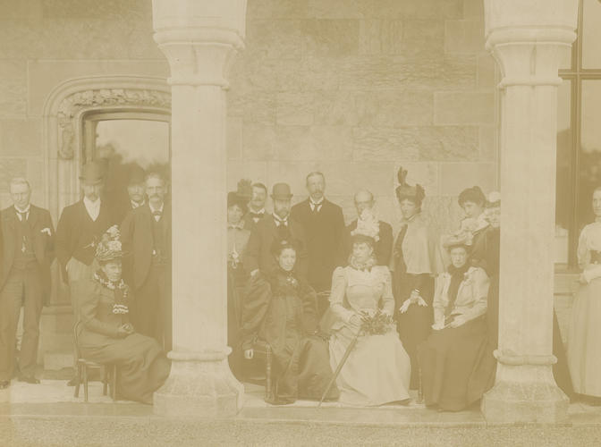 Group photograph at Adare Manor, 1st September 1897