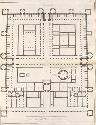 Ruins of the Palace of the Emperor Diocletian at Spalatro in Dalmatia / by R. Adam Ruins of the Palace of the Emperor Diocletian at Spalatro in Dalmatia / by R. Adam