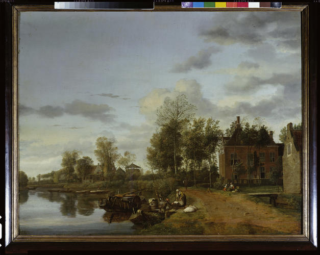 A Country House on the Vliet near Delft