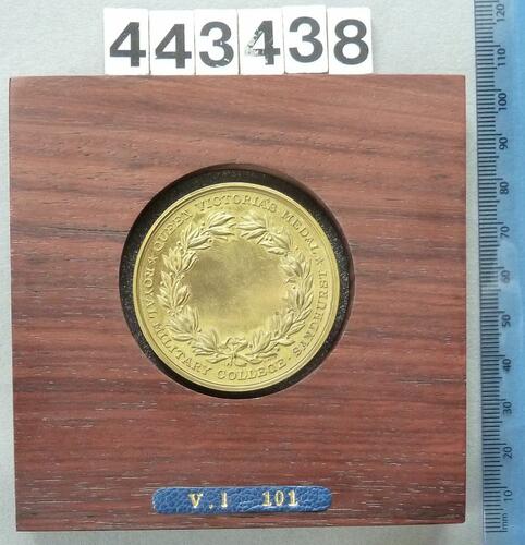 Specimen Queen Victoria's Medal, Royal Military College, Sandhurst