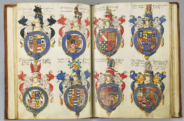 Dethick (Sir Gilbert) register of the Order of the Garter