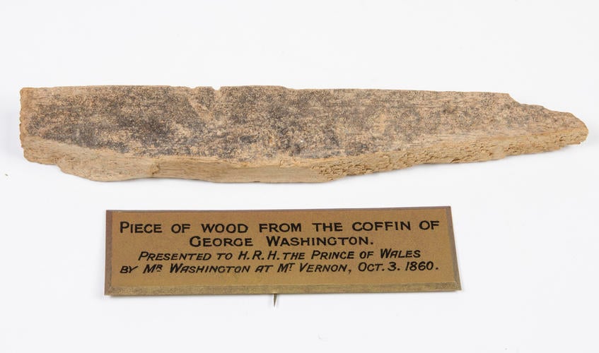 Fragment of George Washington's coffin