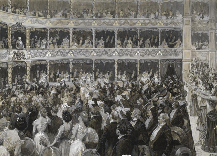 Gala visit to the Opera, 16 April 1903 Gala visit to the Opera, 16 April 1903