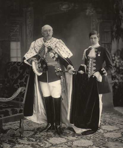 Prince Arthur, Duke of Connaught (1850-1942) with page boy