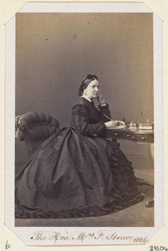The Hon. Mrs F. Stonor. 1866. [Royal Household Portraits. Volume 55. ]