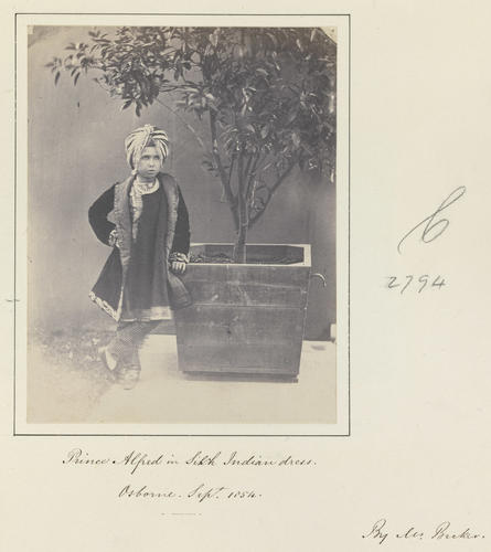 Prince Alfred in Sikh Indian dress Prince Alfred in Sikh Indian dress