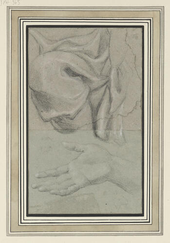 A drapery study