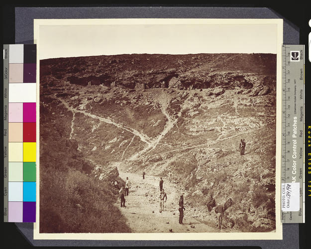 The Victoria Ravine [title of duplicate, 2500725]. [Crimean War photographs by Robertson]