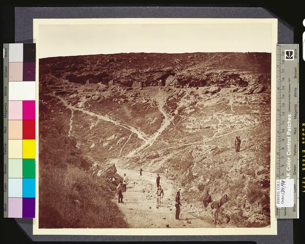 The Victoria Ravine [title of duplicate, 2500725]. [Crimean War photographs by Robertson]