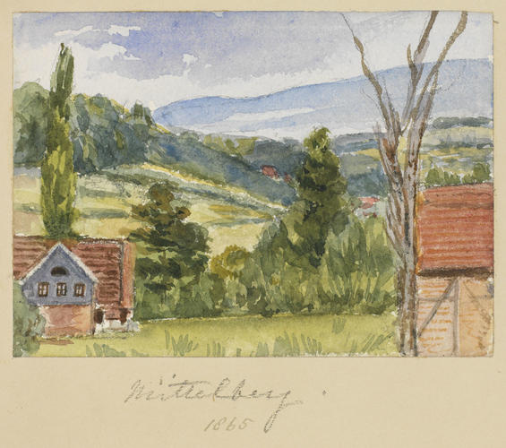 Master: SKETCHES FROM NATURE V. R. 1865 TO 1867
Item: Mittelberg
