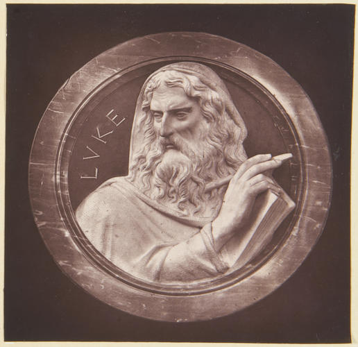 Medallion of the Evangelist Mark: Albert Memorial Chapel, Windsor Medallion of the Evangelist Mark: Albert Memorial Chapel, Windsor