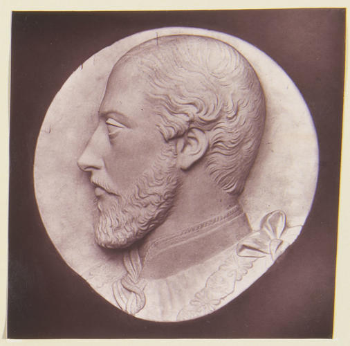 Medallion portrait of Edward, Prince of Wales: Albert Memorial Chapel, Windsor