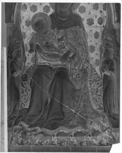 Negative of The Madonna and Child with Angels (The Quaratesi Madonna) Negative of The Madonna and Child with Angels (The Quaratesi Madonna)