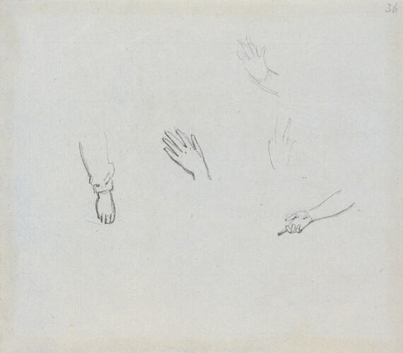 Studies of hands Studies of hands