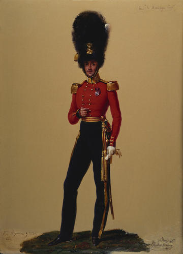 Lieutenant and Captain the Honourable Henry Montagu (1798-1883), Adjutant, 2nd Batalion, Scots Fusilier Guards Lieutenant and Captain the Honourable Henry Montagu (1798-1883), Adjutant, 2nd Batalion, Scots Fusilier Guards