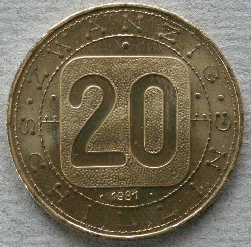 Austria. Proof 20 schilling Austria. Proof 20 schilling