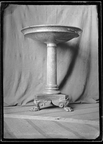 Glass plate negative of a tazza Glass plate negative of a tazza