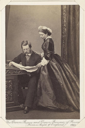 Friedrich III, German Emperor and King of Prussia (1831-1888), when Crown Prince of Prussia, and Victoria, German Empress and Queen of Prussia (1840-1901), when Crown Princess of Prussia