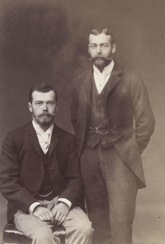 George, Duke of York, and Tsarevitch Nicholas of Russia, 1893 [in Portraits of Royal Children Vol. 41 1893-1894]