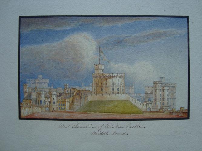 West elevation of Windsor Castle Middle Ward