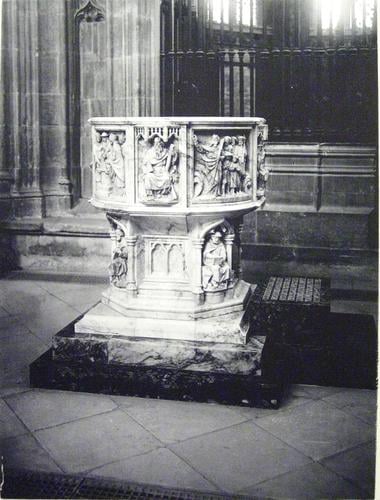 The Font in St George's Chapel at Windsor Castle