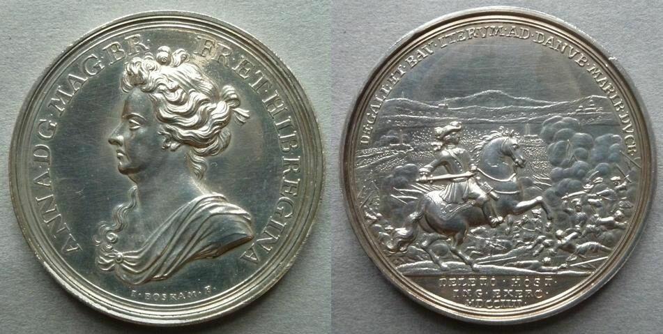 Medal commemorating the Battle of Blenheim