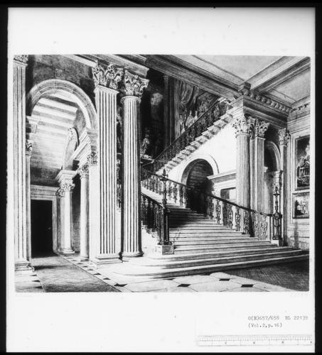 Buckingham House: The staircase from the Entrance Hall