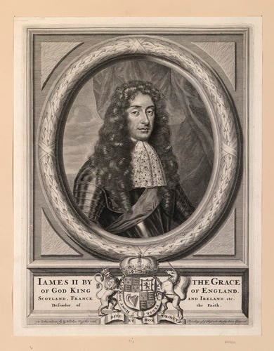 JAMES II BY THE GRACE OF GOD KING OF ENGLAND, SCOTLAND, FRANCE AND IRELAND etc
