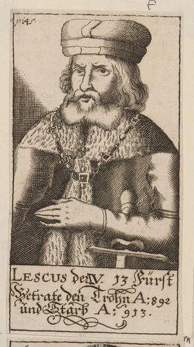 Master: [Counts and Kings of Poland]
Item: LESCUS der IV