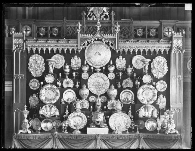 Display of Gold Plate, St George's Hall Display of Gold Plate, St George's Hall