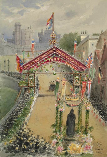 Windsor: the Arch erected on Castle Hill, 24 May 1899 Windsor: the Arch erected on Castle Hill, 24 May 1899