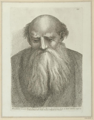 Master: Set of twenty-four heads from 'The School of Athens'
Item: Head of a bearded man [from 'The School of Athens']