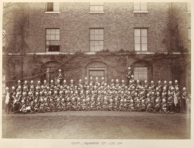The Squadron of the 2nd Regiment of Life Guards which served in the Anglo-Egyptian War