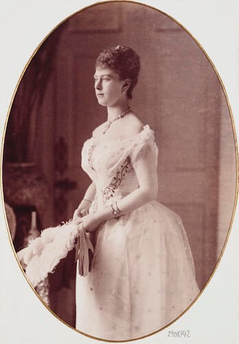 Princess Victoria Mary of Teck (1867-1953), c. 1887 (later Queen Mary)