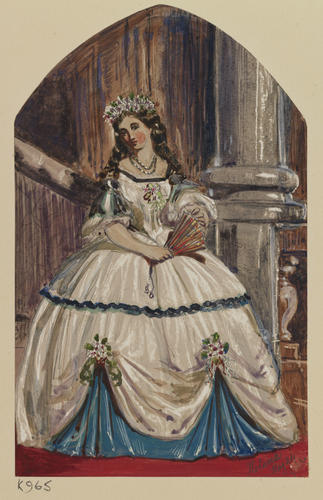 An illustration of Worsdworth's poem To the Same Flower