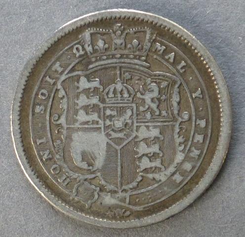 Great Britain. George III shilling, 1817 Great Britain. George III shilling, 1817
