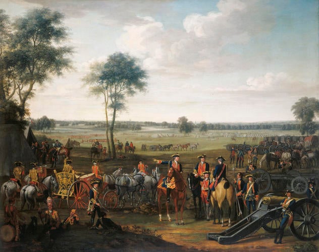 Royal Artillery in the Low Countries, 1748