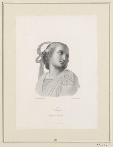 Head of a muse [from the 'Parnassus']